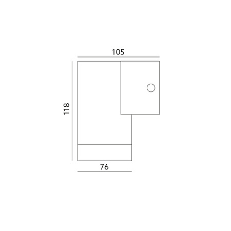 Zahradní lampa Venkovní nástěnná lampa GU10 IP44 Chrome Quazar Kobi