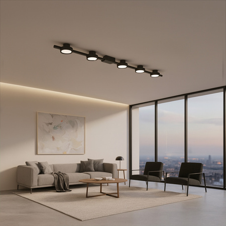 OVILO stropní svítidlo LED halogenové svítidlo 5x GX53 Bodové nástěnné svítidlo Reflektor LUMILED