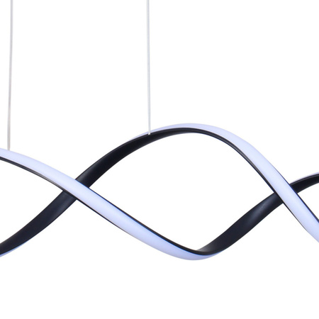 Stropní závěsné svítidlo LED 43W 6300lm 4000K neutrální 120° černá INFINITO Sanico Goldlux