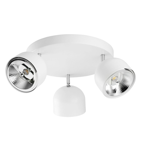ALTEA WHITE Bodový reflektor bílo-stříbrný Moderní stropní svítidlo 3xES111 GU10 3418 TK Lighting
