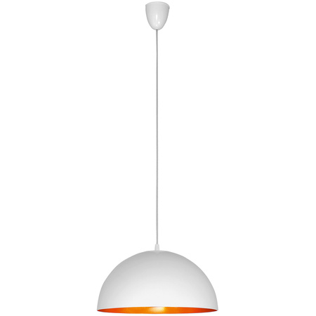 HEMISFÉRA 4893 Nowodvorski Stropní svítidlo bílé a zlaté E27 Závěsná ocel ? 34 cm Minimalistická