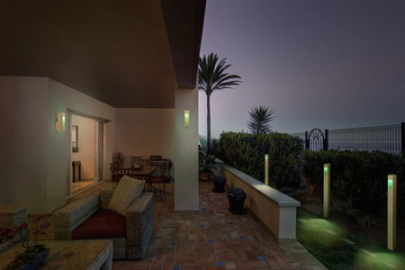 Zahradní lampa LED nástěnná lampa 7.5W 3000K Teplá bílá + RGB IP44 SMART + WiFi stmívatelné nástěnné do kufru LEDVANCE