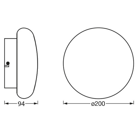 LEDVANCE WIFI SMART+ ORBIS LED AQUA KOUPELNOVÁ LAMPA 12W 1200lm 3000K-6000K BÍLÁ