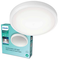 Plafond LED pro povrchovou montáž DORIS 17W 4000K IP44 31cm PHILIPS White