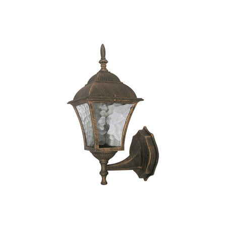 Zahradní lampa LED nástěnná lampa TOSCANA E27 IP43 Špičková lucerna Antique Gold RABALUX