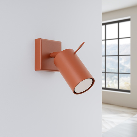 Nástěnné svítidlo Reflektor Tuba Spot GU10 Ochre Red Ring Bittersweet Shimmer SL.1506 Sollux