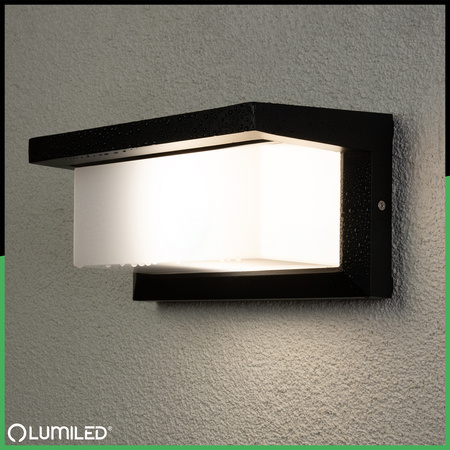 Zahradní nástěnná lampa E27, obdélníková LEVIS LUMILED