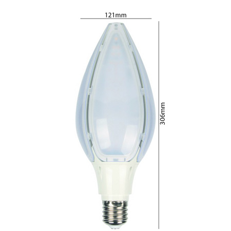 LED žárovka Park Street E40/E27 80W 8000lm 4000K Rocket IP65 ECOLIGHT