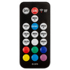 Rádiový ovladač pro RGB LED pásky 72W 6A 18 tlačítek + RF DÁLKOVÉ OVLÁDÁNÍ 5V~24V DC ID-2070 černý