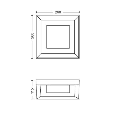 Venkovní svítidlo Philips HUE Econic Porch Light 17438/30/P7