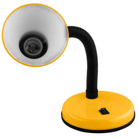 Stolní lampa Školní Noční E27, Nastavitelná Žlutá LUMILED
