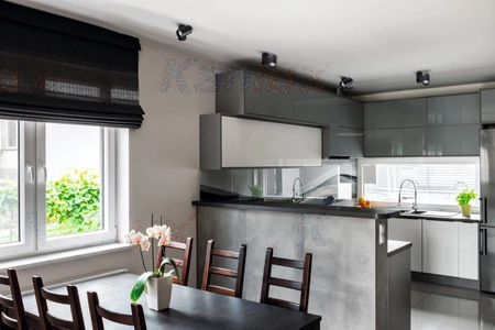 Přisazené halogenové svítidlo SPOT TUBA kruhové pohyblivé GU10 černá BLURRO Kanlux