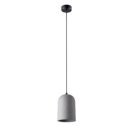 Stropní závěsné svítidlo NIMIS E27 šedé černé minimalistické SOLLUX