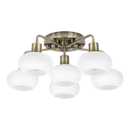 Stropní svítidlo 6x E14 Gold Classic Sorina Rabalux
