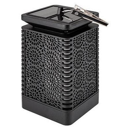 Zahradní lucerna LED Solar Decorative Flame Square 17cm