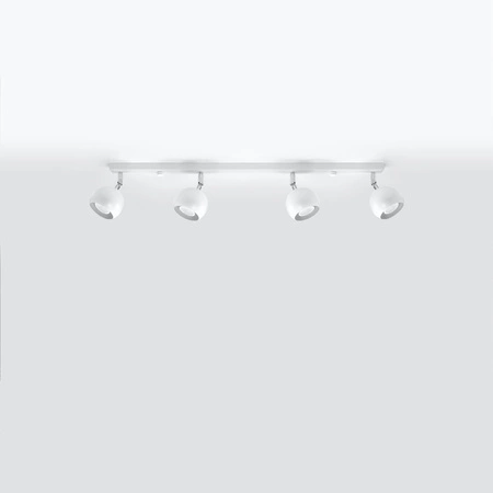 Svítidlo pro povrchovou montáž OCULARE 4L 4xGU10 Reflektor halogenový pohyblivý Minimalistický bílý SOLLUX