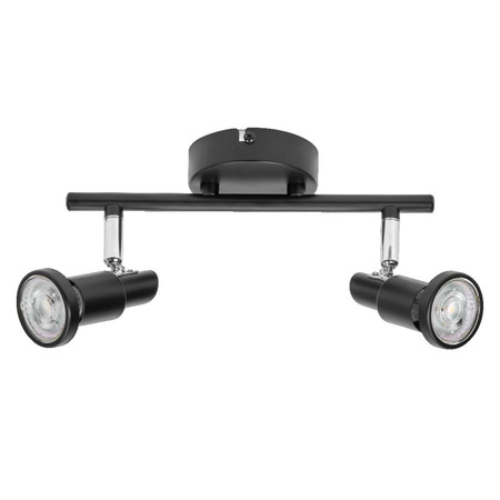 LED stropní nástěnné svítidlo Nástěnné svítidlo pro povrchovou montáž 6,8 W 460lm 3000K Warm Dimmable Black LED Spot Ledvance