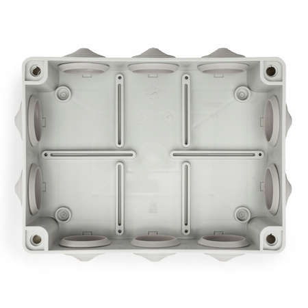 Hermetická instalační krabice pro povrchovou montáž S-BOX 406 190x140x70 IP65 10 tlumivek PAWBOL