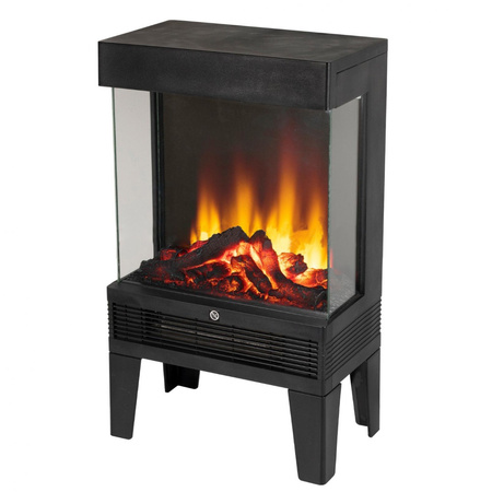 Elektrické krbové topidlo Panoramatické volně stojící Flame effect 600W / 1200W