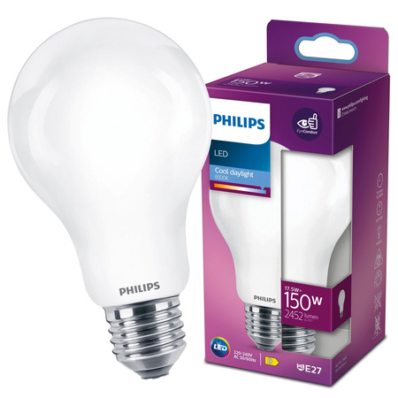 LED žárovka E27 A67 17.5W = 150W 2452lm 6500K Studená bílá PHILIPS Classic