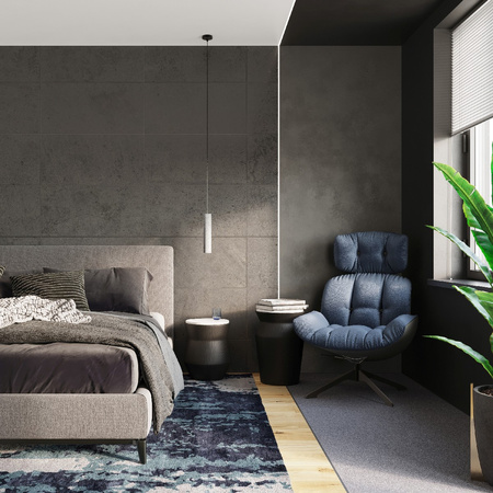 LUVO 3L 3xGU10 Loft Závěsné stropní svítidlo černé šedé SOLLUX