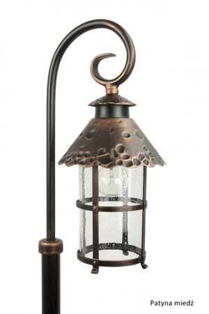 Venkovní zahradní lampa LANTERN E27 Toledo K 5002/3/R 86cm černá Su-Ma