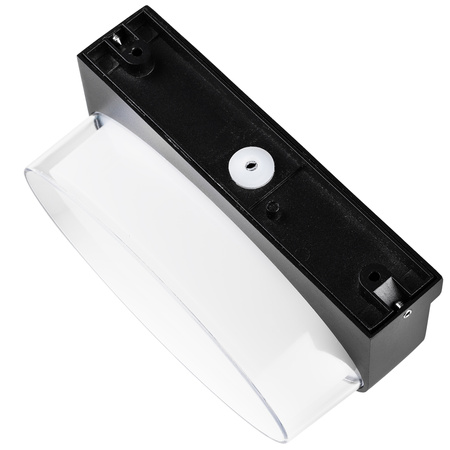 Zahradní nástěnná lampa 5W, 4000K IP54 Teplá bílá Černá SEVIA LUMILED