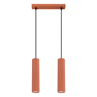 Stropní závěsné svítidlo Overhang Tuba Spot 2x GU10 Ochre Red Carbon Deep Space SL.1631 Sollux