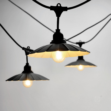 Stínidlo pro Girland Set CRETE LS M1 Black Metal 5 Pieces Kobi