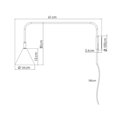 Nástěnné svítidlo E14 Green Olive NOX Crimson SL.1700 Sollux