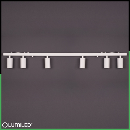 Stropní svítidlo SPOT TUBA Reflektor Halogenové svítidlo 6x GU10 TABULA LUMILED