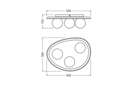 Dekorativní stropní svítidlo G9 Spot White Decor Ledvance