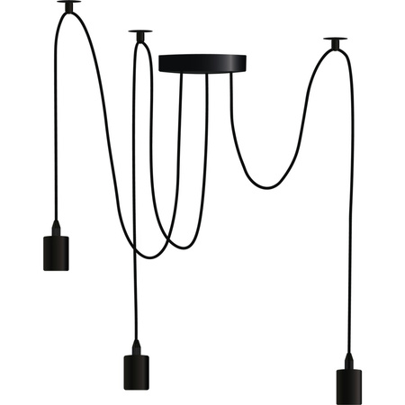 3x E27 Závěsná stropní lampa, Pavouk ARANE LUMILED