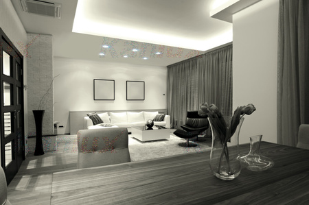 Halogenová bodová LED GU10 20W 25lm modrá zapuštěná čtvercová stříbrná Soren Kanlux