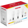 3x LED žárovka E27 A60 8.5W = 60W 806lm 3000K Teplá bílá TOSHIBA