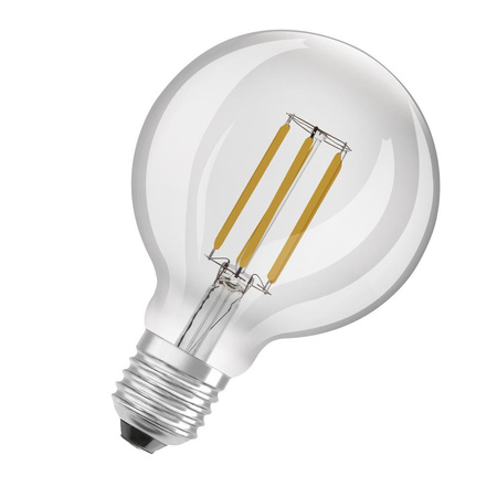 LED žárovka E27 G95 4W = 60W 840lm 3000K Teplá bílá 320° Filament LEDVANCE Ultra Efficient