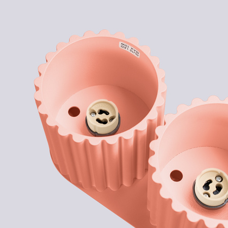 Svítidlo pro povrchovou montáž 2x GU10 Aluminium Peach Aura Deep Space SL.1825 Sollux