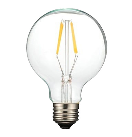 E27 G80 LED žárovka 4W=40W 420lm 2700K Teplá bílá 360° vlákno