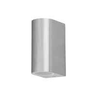 Zahradní lampa LED nástěnná lampa CHILE 2xGU10 IP44 Horní-Spodní hliník RABALUX
