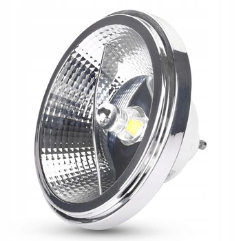 LED žárovka GU10 AR111 ES111 12W COB 1020lm 4000K neutrální bílá 24°
