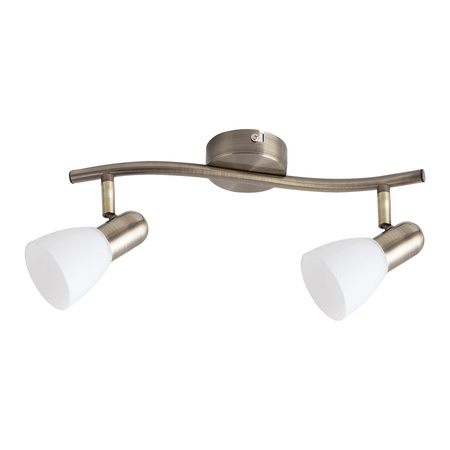 Bodové stropní svítidlo 2x E14 Brown Classic Soma 6307 Rabalux