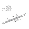 LED COB flexibilní pásek 8W/m 720lm/m 12V 3000K Warm CRI90 5m LCOB Kanlux