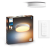 LED stropní světlo Enrave White 19,2W 38cm CCT PHILIPS HUE Bluetooth + stmívač