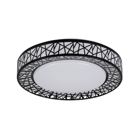 AMAZI LED Plafondové stropní svítidlo 17,5W černé KANLUX