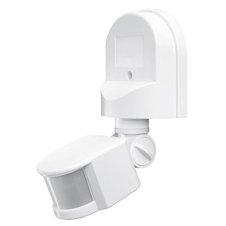 Venkovní světelný senzor pohybu a soumraku 1200W bílý IP44 VL-SPW2W Videx