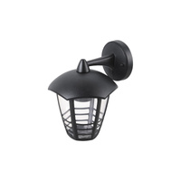 Zahradní lampa LED nástěnná lampa MARSEILLE E27 IP44 Downward Lucerna Černá RABALUX
