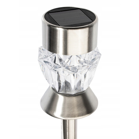 LED solární zahradní svítidlo. vestavěné CRYSTAL RGB