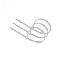 Stahovací pásky 4,6x250 mm bílé PREMIUM OKP-46250W .MORE 100 ks.
