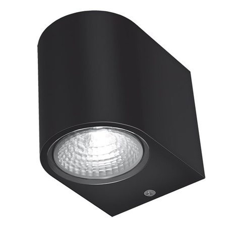 Zahradní nástěnná lampa Venkovní LED fasádní lampa 3W 270lm 2700k teplá bílá Black PELLE Videx