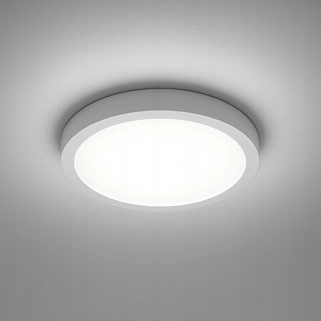 LED panel Stropní svítidlo 18W 1440lm 4000K Neutrální 120° Povrchová montáž Kulaté bílé Bingo Masterled